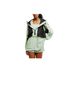 Free People Black Green Multi Color Windbreaker Size M - photo 1
