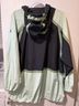 Free People Black Green Multi Color Windbreaker Size M - photo 7
