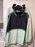 Free People Black Green Multi Color Windbreaker Size M - photo 3