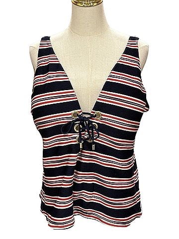 La Blanca Sailor Tankini Swimsuit Top (view 1)