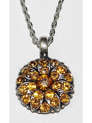 Mariana Women's Guardian Angel November Birthstone Pendant (view 2)