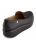 Andrea Black Women's High Platform Flat Shoes Size 9 - photo 3