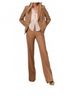 LoveShackFancy Brown Amberelle Trousers Size 8 - photo 3