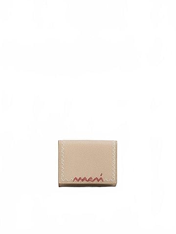 MARNI Women's Tumbled Leather Folded Wallet (view 1)