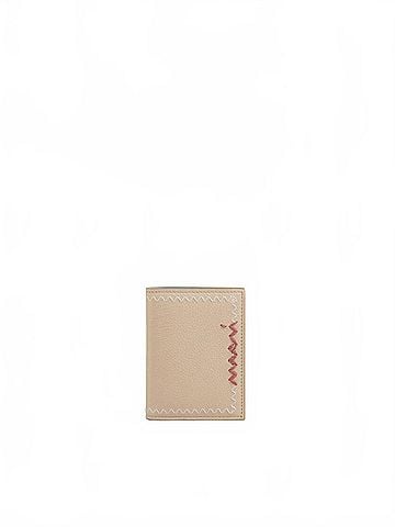 MARNI Women's Tumbled Leather Folded Wallet (view 2)