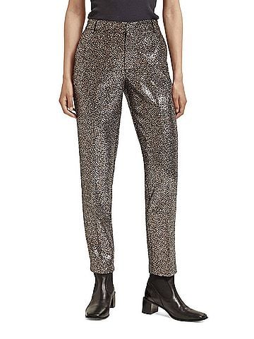 Scotch & Soda Lowry Sequined Slim Pant in Midnight (view 2)