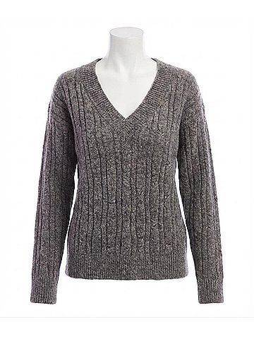 Fifteen Twenty Deliana Oversized V-Neck Sweater (view 1)