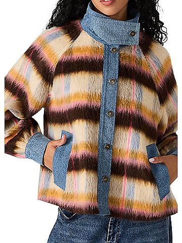 Steve Madden Kaylen Jacket in Forever Blue (view 2)
