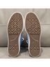 Converse 100% Canvas Teal Black Sneakers Size 7 - photo 8