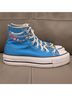 Converse 100% Canvas Teal Black Sneakers Size 7 - photo 3
