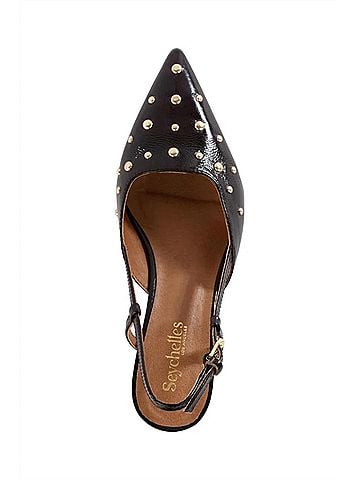 Seychelles Women's Crawford Slingback Pointed Toe Kitten Heel Pump (view 2)