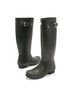 Hunter Black Women's Original Tall Rain Boot in Black Size 9 - photo 4