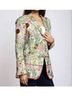 Johnny Was Floral White Lusha Jaquard Blazer Size S - photo 4