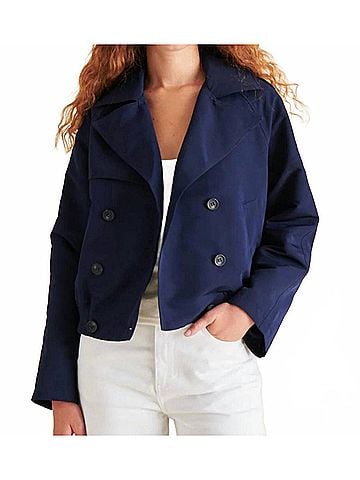 Steve Madden Marvis Chic Jacket in Navy (view 2)
