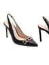 Charles David 100% Leather Black Heels Size 7 - photo 1