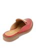 Andrea Solid Red Women's Flat Mocassin Mule Size 6 - photo 4