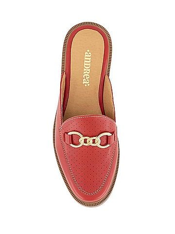 Andrea Women's Flat Mocassin Mule (view 2)