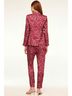 MISA Los Angeles Print Red Catroux Jacket Size S - photo 6