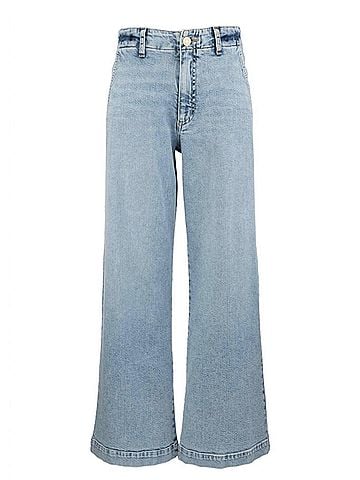 Kut from the Kloth Jean High Rise Wide Leg Jeans in Light Wash (view 1)