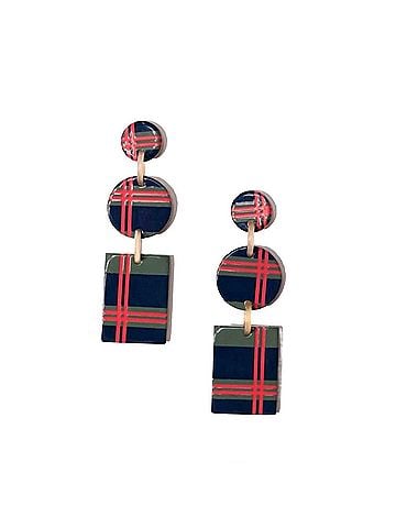 sunshine tienda Winter Harbor Earrings in Blue Multi (view 1)