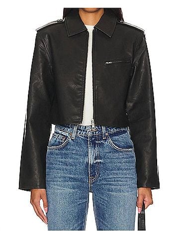 Steve Madden Verone Jacket in Dark Brown (view 2)