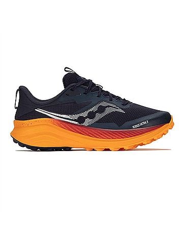Saucony Women's Xodus Ultra 3 Running Shoe in Navy/Peel (view 1)
