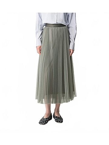 forte_forte Tulle Soleil Pliss Skirt (view 2)