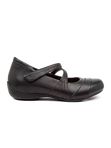 Ziera Women's Xray Mary-Jane Flats - Wide in Black (view 1)