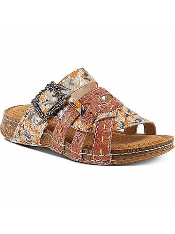 Spring Step Women Calamityjay Sandal in Camel (view 1)