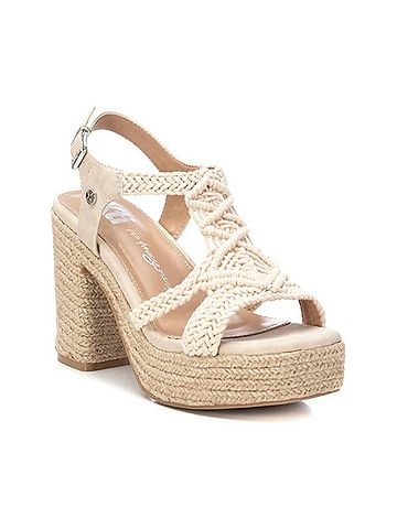 XTI Women's Heeled Jute Platform Sandals (view 2)