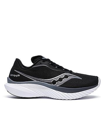 Saucony Women's Kinvara 15 Running Shoe in Black - White (view 1)