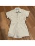 Zara 100% Cotton Blue Silver Romper Size M - photo 4