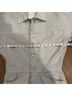 Zara 100% Cotton Blue Silver Romper Size M - photo 5