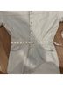 Zara 100% Cotton Blue Silver Romper Size M - photo 9