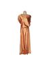 A.L.C. 100% Polyester Brown Multi Color Casual Dress Size 8 - photo 1