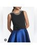 Sachin + Babi Solid Black Blue Cocktail Dress Size 0 - photo 4