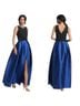 Sachin + Babi Solid Black Blue Cocktail Dress Size 0 - photo 1