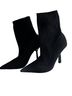 Zara Black Ankle Boots Size 8 - photo 1