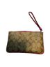 Coach Print Brown Pink Wristlet One size - photo 1