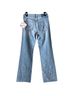 Mother 100% Cotton Floral Graphic Blue Gold Jeans Size 24 waist - photo 2