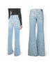 Mother 100% Cotton Floral Graphic Blue Gold Jeans Size 24 waist - photo 6