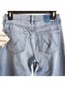 Mother 100% Cotton Floral Graphic Blue Gold Jeans Size 24 waist - photo 7