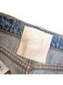 Mother 100% Cotton Floral Graphic Blue Gold Jeans Size 24 waist - photo 4