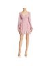 Likely 100% Polyester Floral Pink Casual Dress Size 4 - photo 5