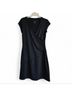 Athleta Solid Black Casual Dress Size M - photo 5
