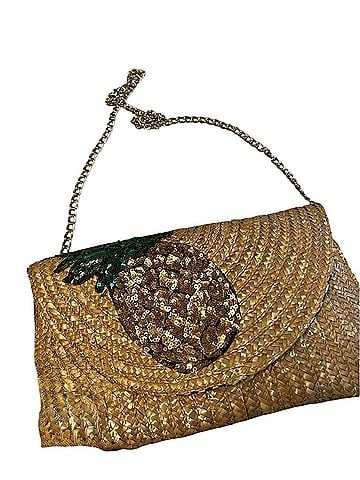 Betsey Johnson pineapple sequin straw  Clutch (view 1)