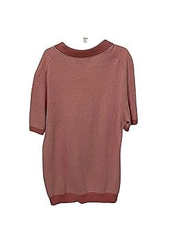 Banana Republic Birdseye Stitch Sweater Polo Pullover Sweater (view 2)