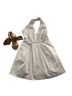 Keepsake Animal Print White Cocktail Dress Size S - photo 1
