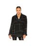 Anine Bing Plaid Black White Blazer Size L - photo 5