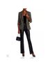Cinq à Sept 100% Polyester Tweed Black Multi Color Blazer Size 0X - photo 3